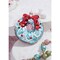 5" Glass Holiday Sweets Wreath Ornament Candy-Themed Christmas Tree Decoration